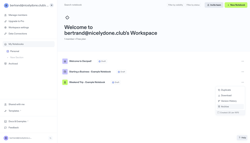 Decipad
			           ux ui design