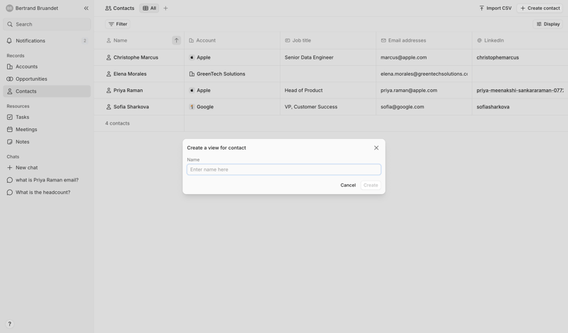 Lightfield screen example