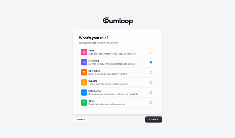 Gumloop screen example