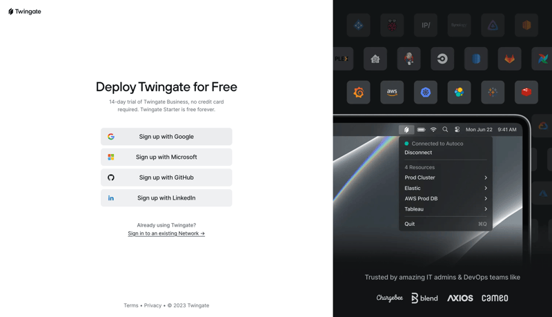 Twingate
			         ux ui design