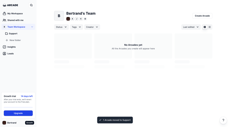 Arcade
			                  ux ui design