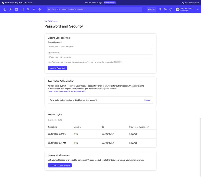Capsule
			      ux ui design