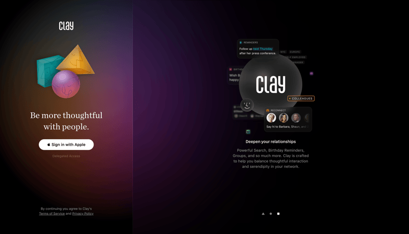 Clay
			      ux ui design