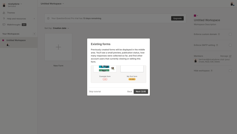 QuestionScout
			                 ux ui design
