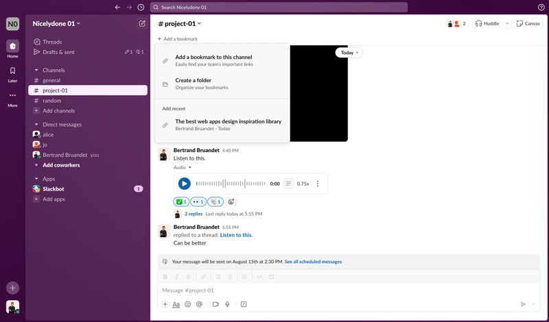 Slack
			              ux ui design
