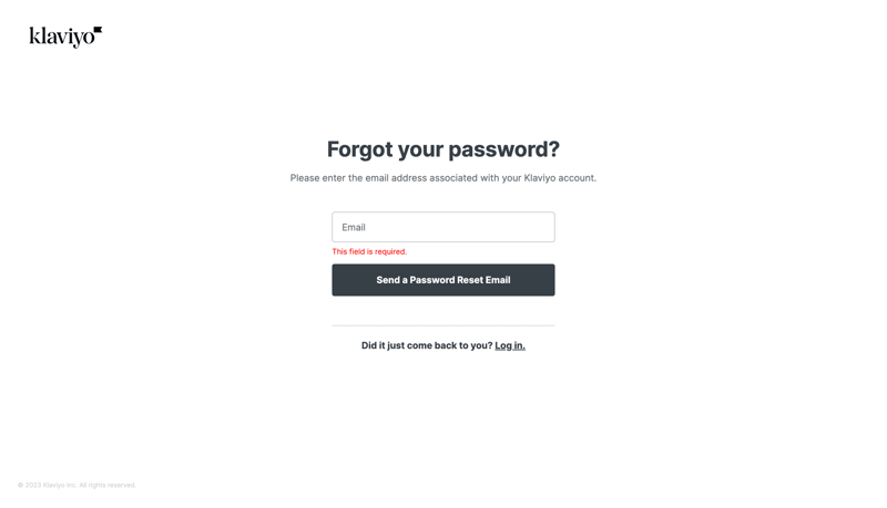 Klaviyo
			          ux ui design