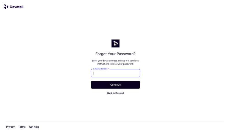 Dovetail screen example