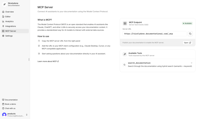 Documentation.AI screen example