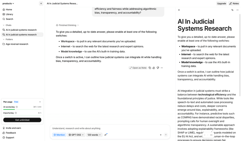 Anara screen example