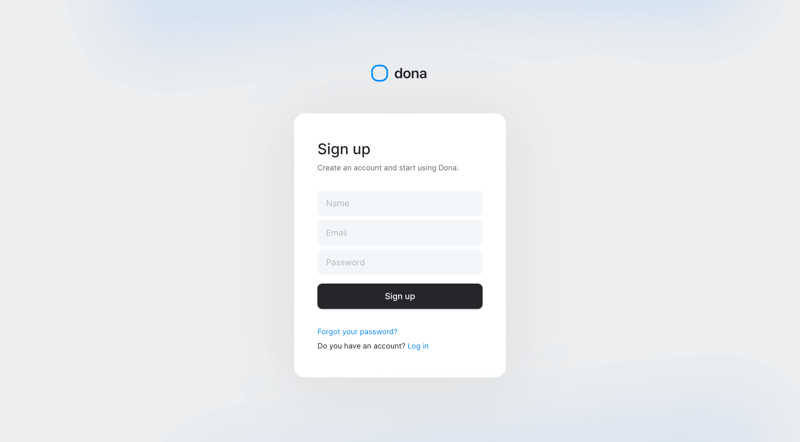 Dona
			        ux ui design