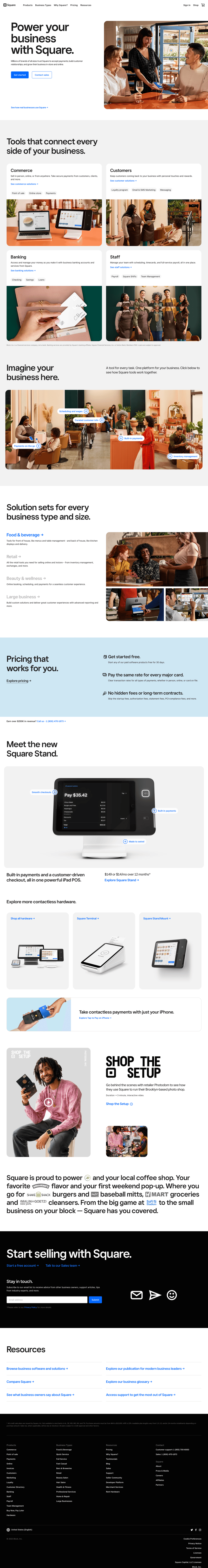 Square
				 page example