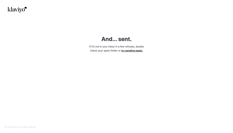 Klaviyo
			     ux ui design