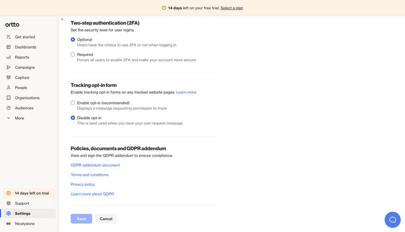 Ortto
			            ux ui design