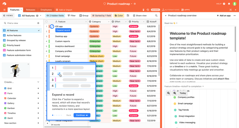 Airtable
			  ux ui design