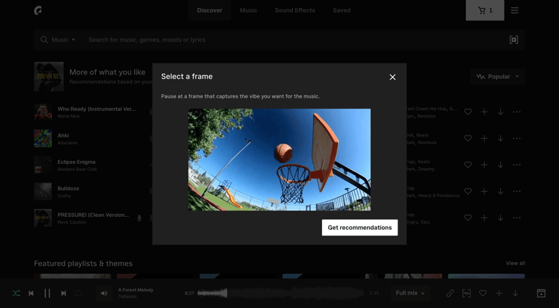 Epidemic Sound
			       ux ui design