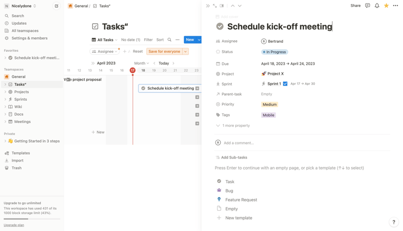 Notion
			          ux ui design