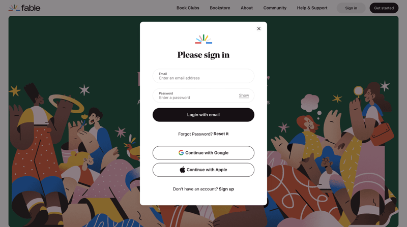 Fable
			        ux ui design