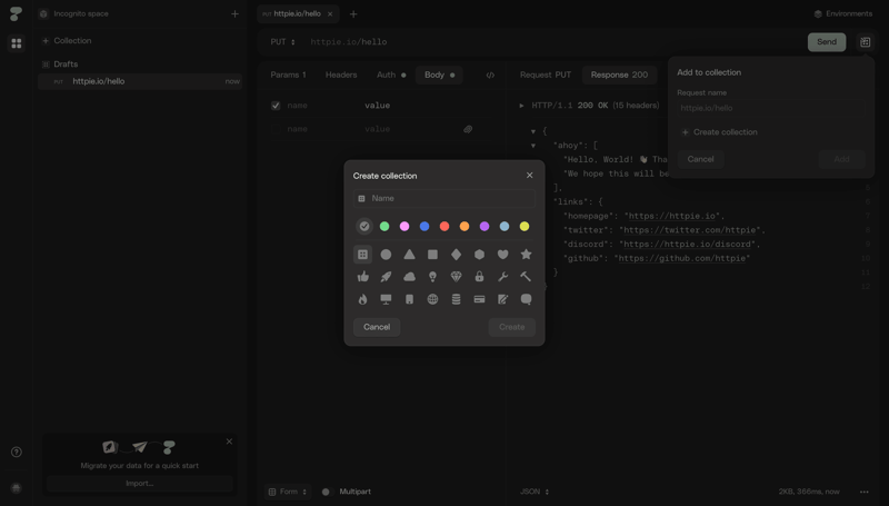 Httpie
			    ux ui design