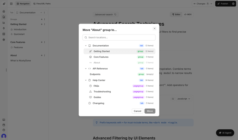 Documentation.AI screen example