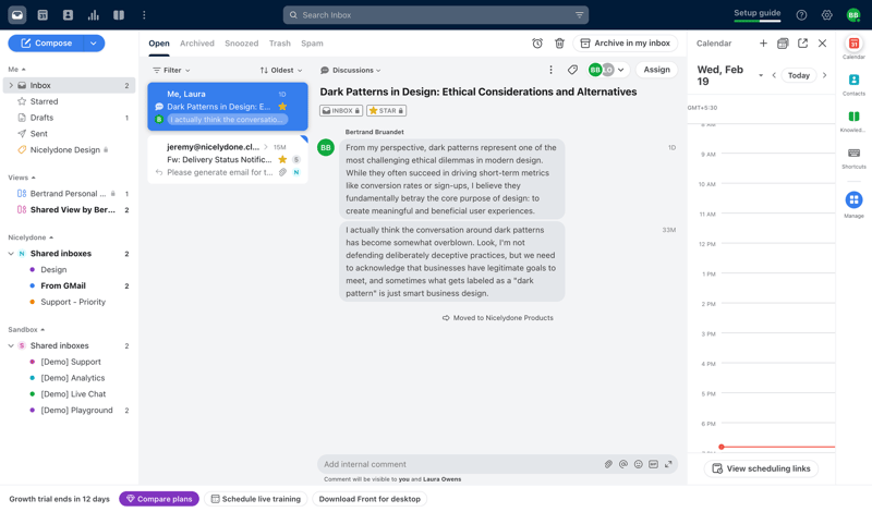 Front
			                 ux ui design