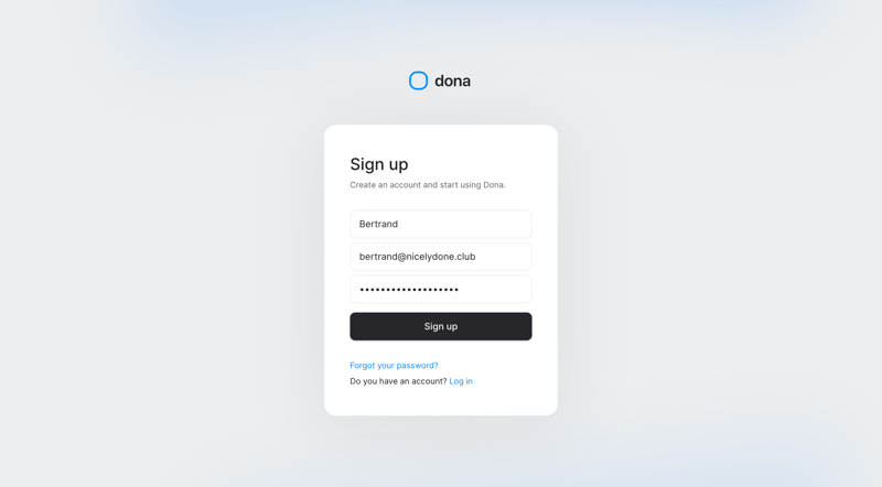Dona
			      ux ui design