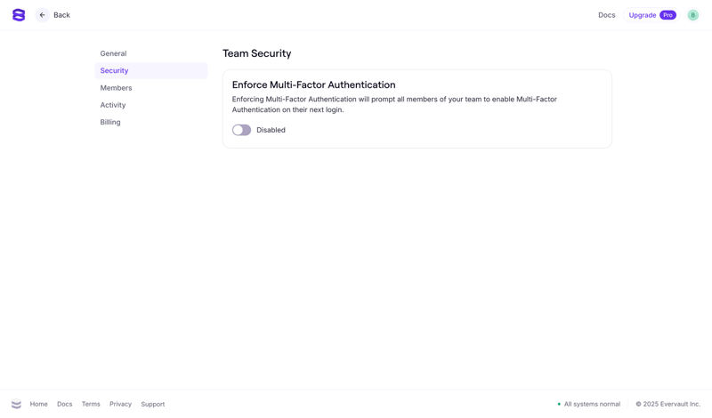 Evervault
			         ux ui design