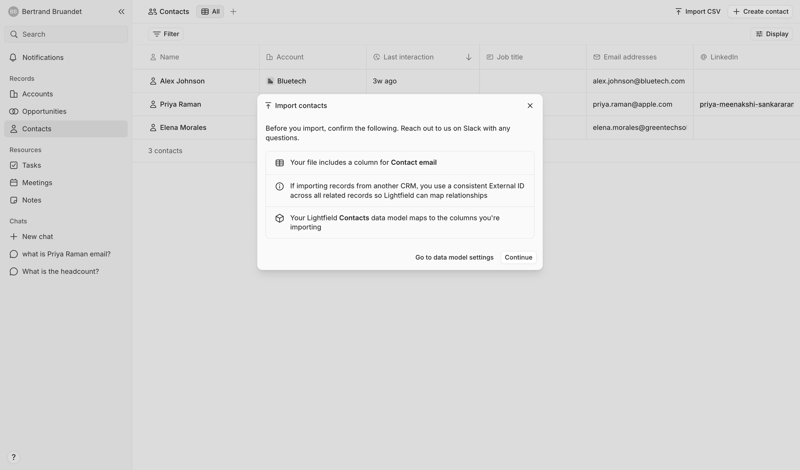 Lightfield screen example