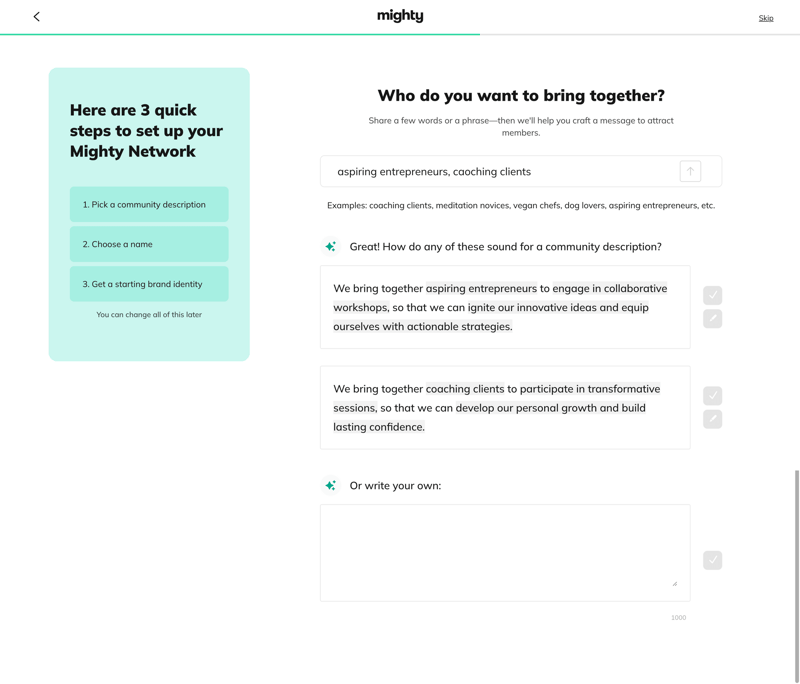 Mighty
			    ux ui design