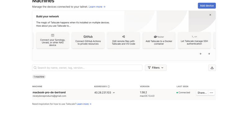 Tailscale
			     ux ui design