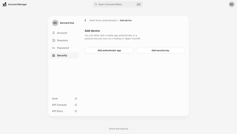 Grok
			       ux ui design