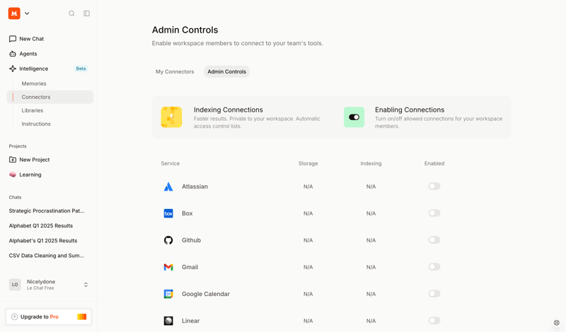 Mistral screen example