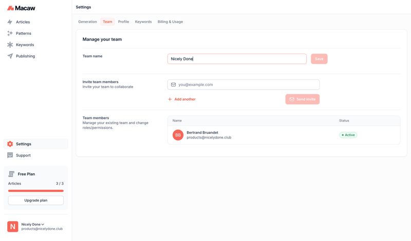 Macaw
			         ux ui design