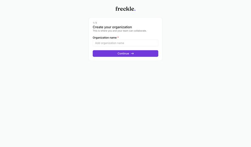 Freckle
			        ux ui design