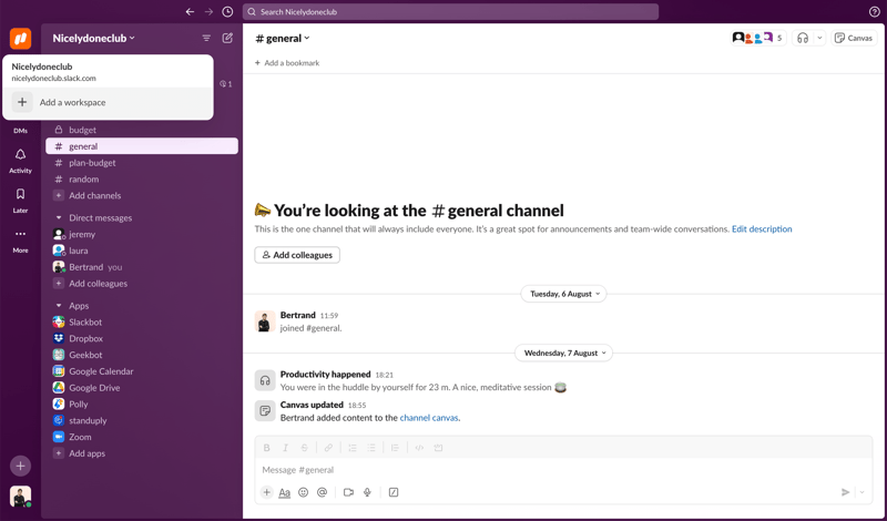 Slack
			           ux ui design