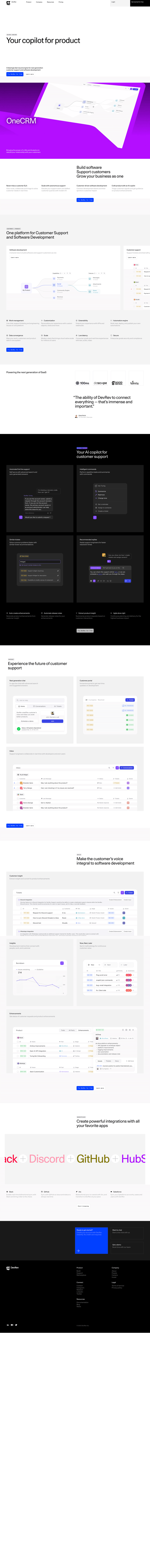 DevRev
			  ux ui design