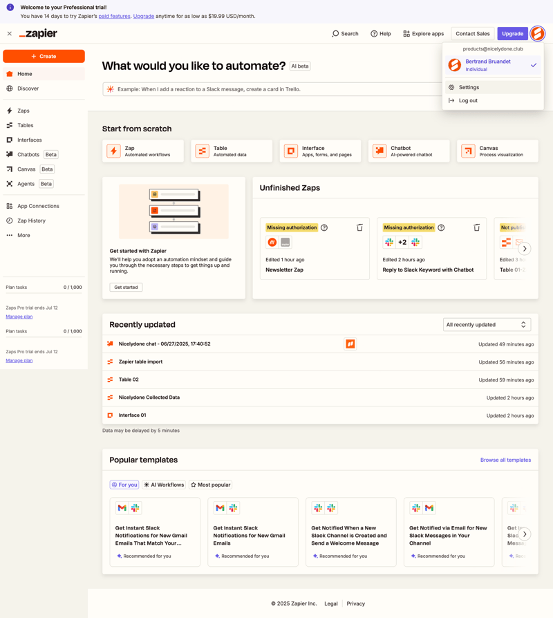 Zapier
			               ux ui design