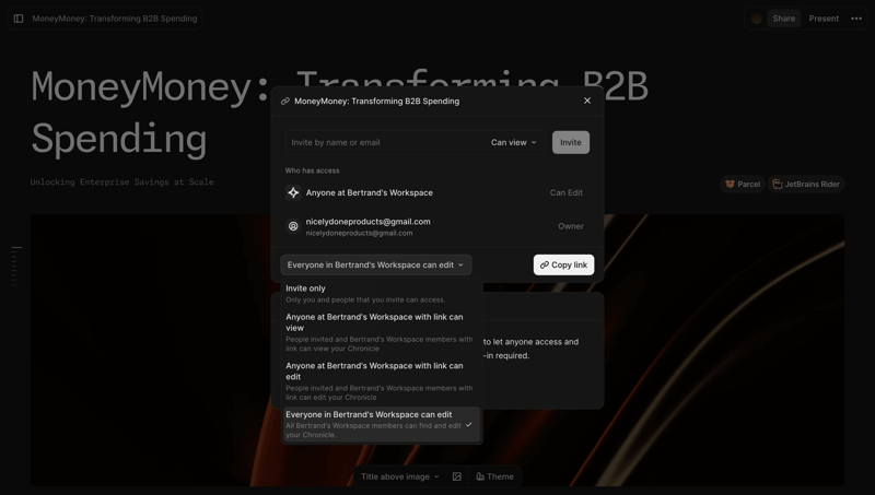 Chronicle
			      ux ui design
