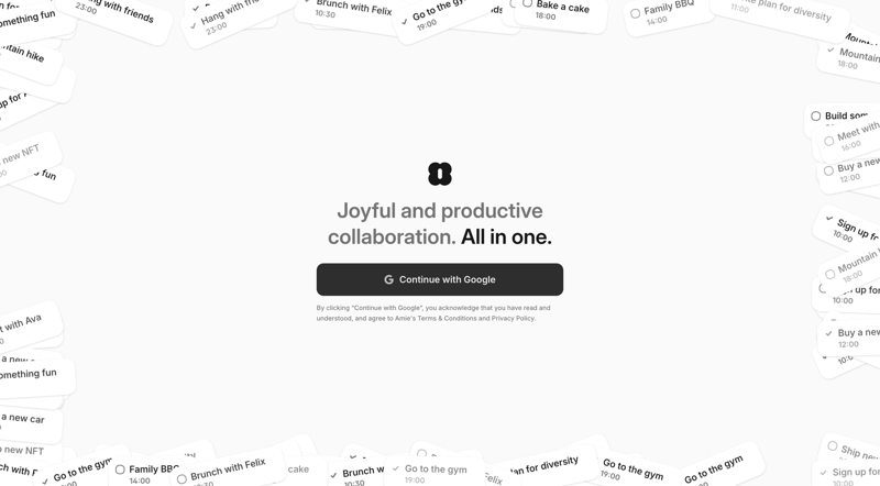 Amie
			         ux ui design