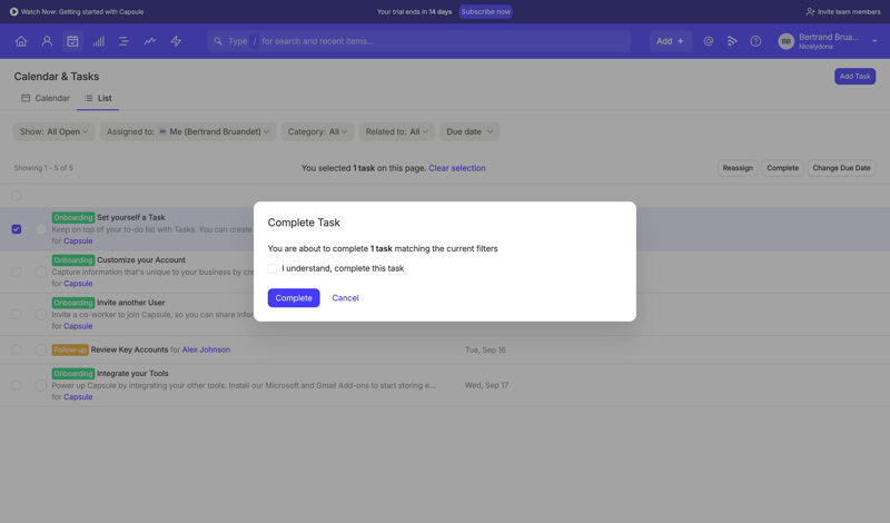 Capsule
			   ux ui design