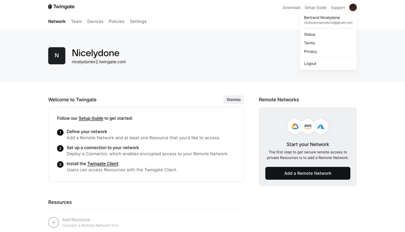 Twingate
			        ux ui design