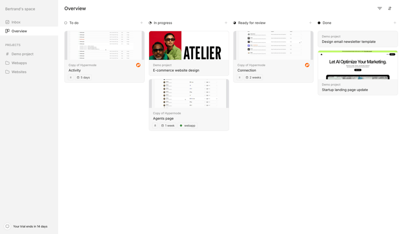 Workflow
			    ux ui design