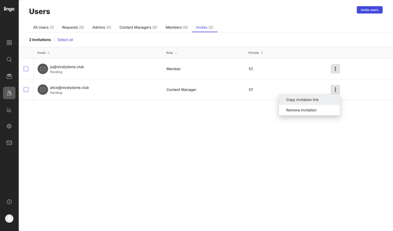 Lingo
			     ux ui design