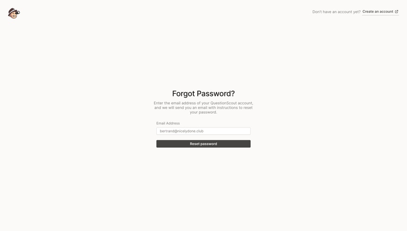 QuestionScout
			        ux ui design