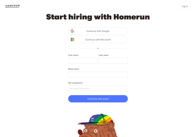 Homerun
			      ux ui design