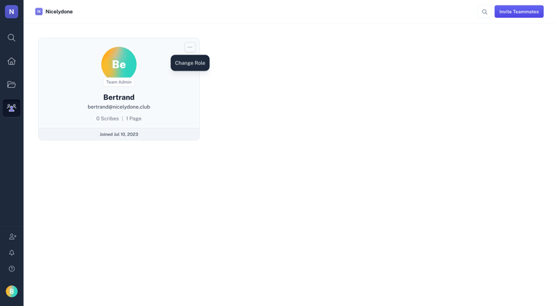 Scribe
			            ux ui design