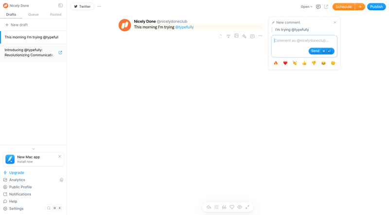 Typefully
			      ux ui design