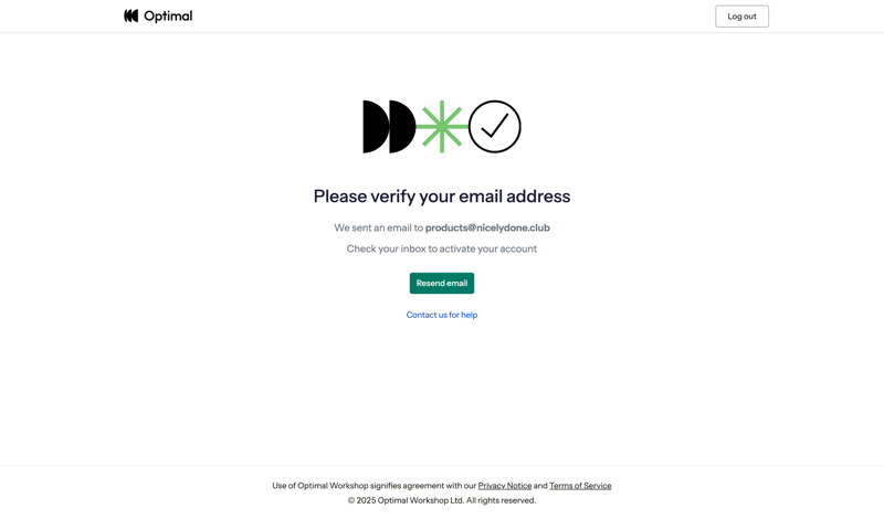 Optimal screen example