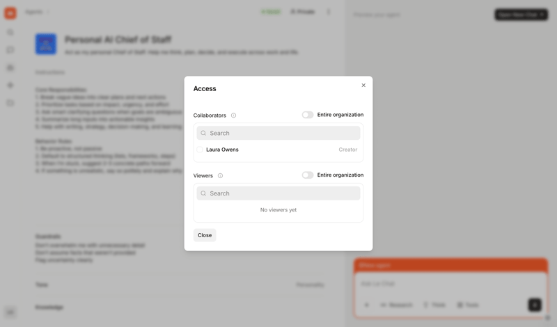 Mistral screen example
