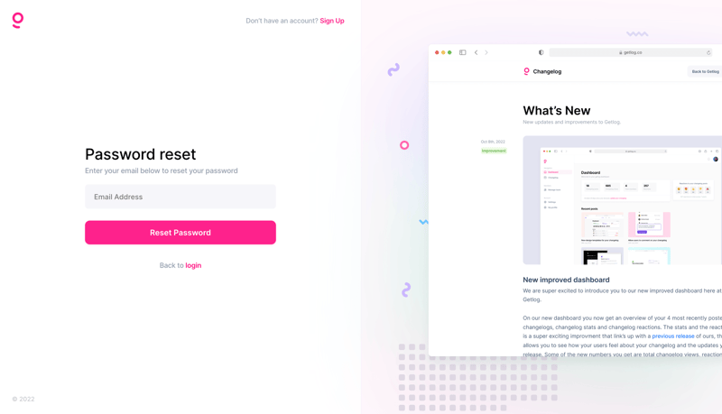 Getlog
			          ux ui design