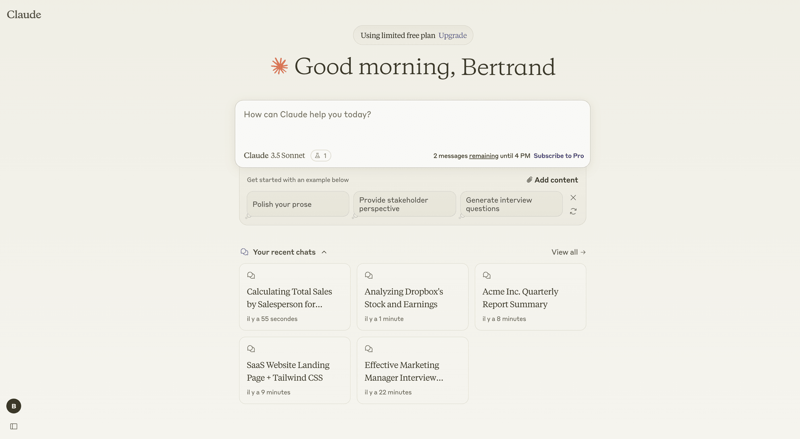 Claude
			      ux ui design